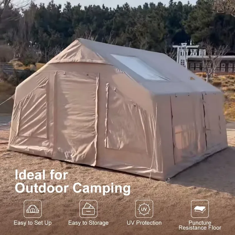 TOURUS New Portable Air Tent 5 to 13 Square Meters Waterproof Oxford PVC Fabric for Sale