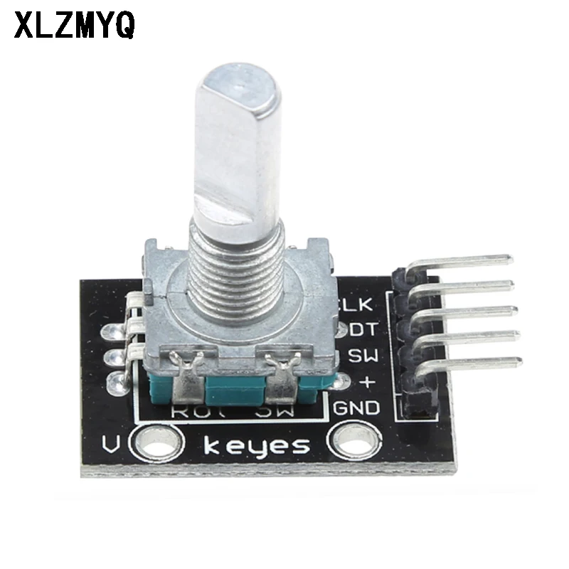 5pcs KY-040 Rotary Encoder Module With 15x16.5 mm Potentiometer Rotary Knob Cap For Arduino DIY Electronic Kit