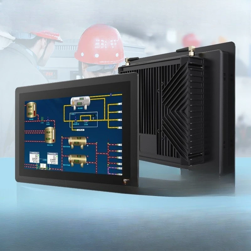 Embedded touch industrial control  10.1-21.5 inch all-aluminum die-casting fanless industrial computer industrial display screen