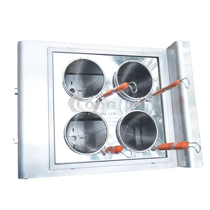 Electric 4 Grid Pasta Boiler Stainless Steel Pasta Cooker for Sale