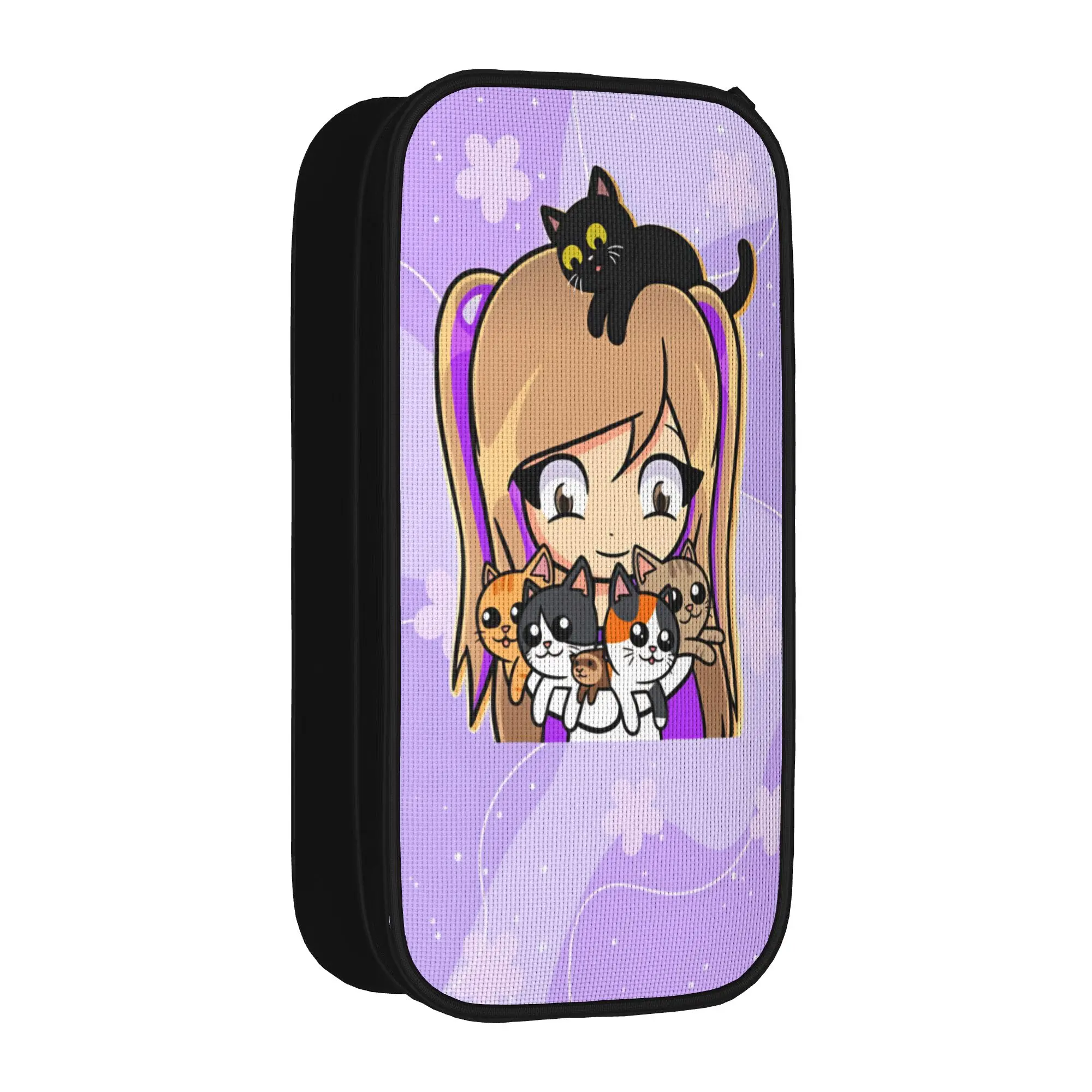 Lyna Vallejos Pencil Case  Boy Girl Lovely Pencil Bag Printed School Pencil Cases Supplies Gift Idea