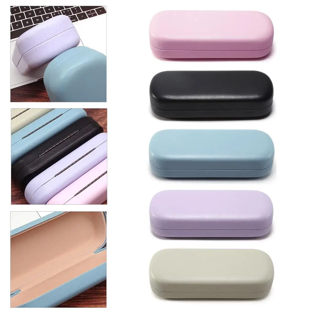 

PU Fashion Men's And Women's Glasses Case PU Hard Shell High-value Sunglasses Accessories Protective Shell Anti-pressure X9Y0