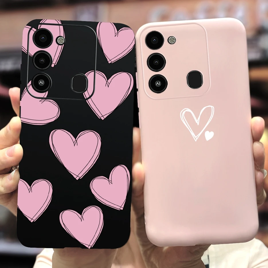 For Tecno Spark 8C Case KG5k KG5j Cute Butterfly Pretty Girls Cover 6.6\'\' Soft Phone Case For Tecno Spark Go 2022 Spark8C Bumper