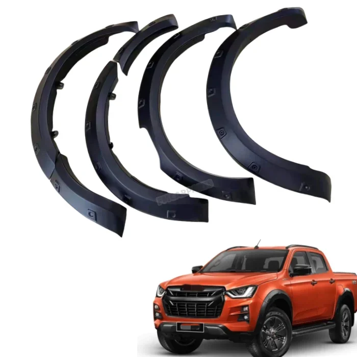 

New Design Car 4x4 Accessories Fender Flare Pocket Bolt Rivet Wheel Arch Flare for Dmax 2020-2023