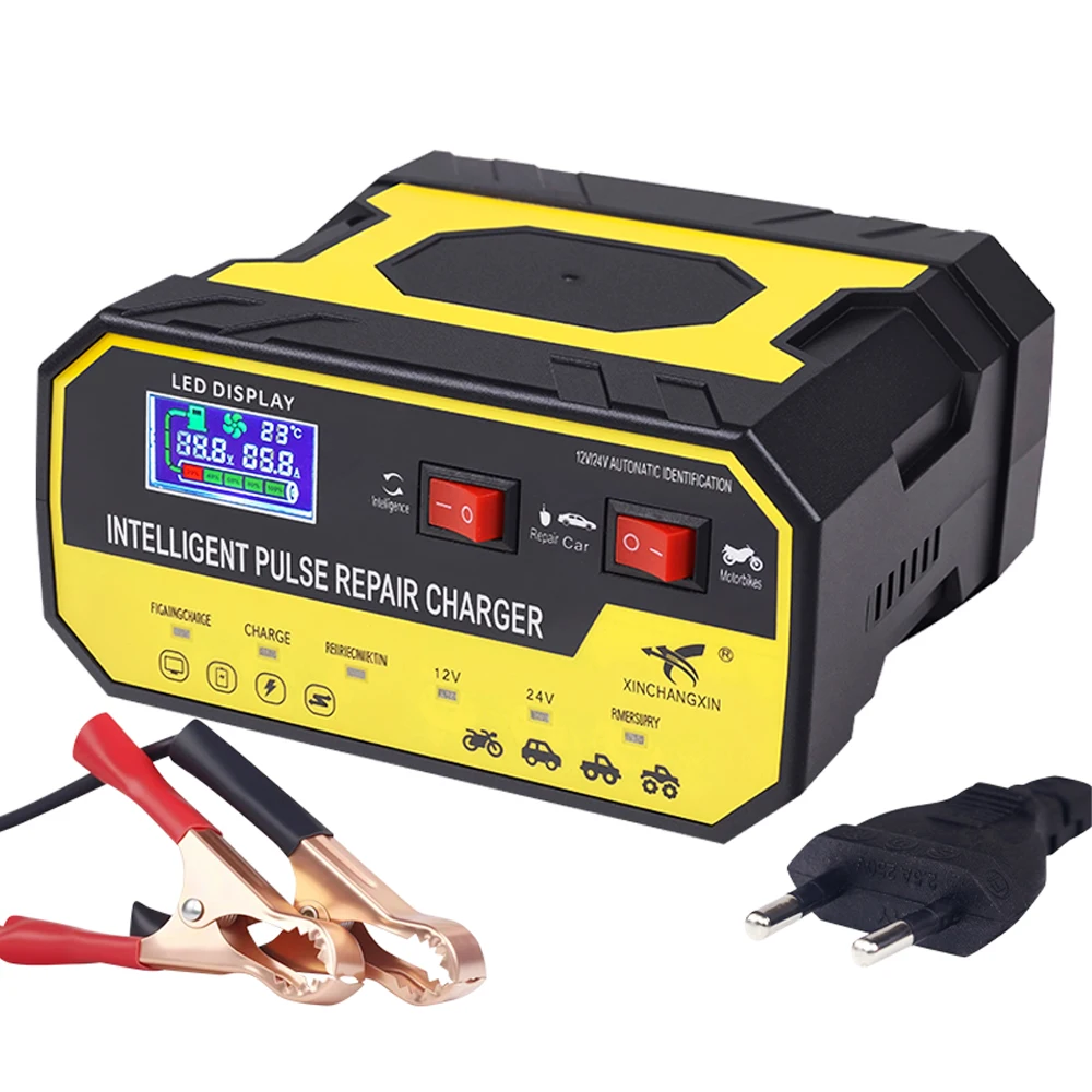 12V 24V 8A インテリジェントパルス修復機能付き 220W カーバッテリー 12V 24V 8A インテリジェントパルス修復機能付き 220W カーバッテリー