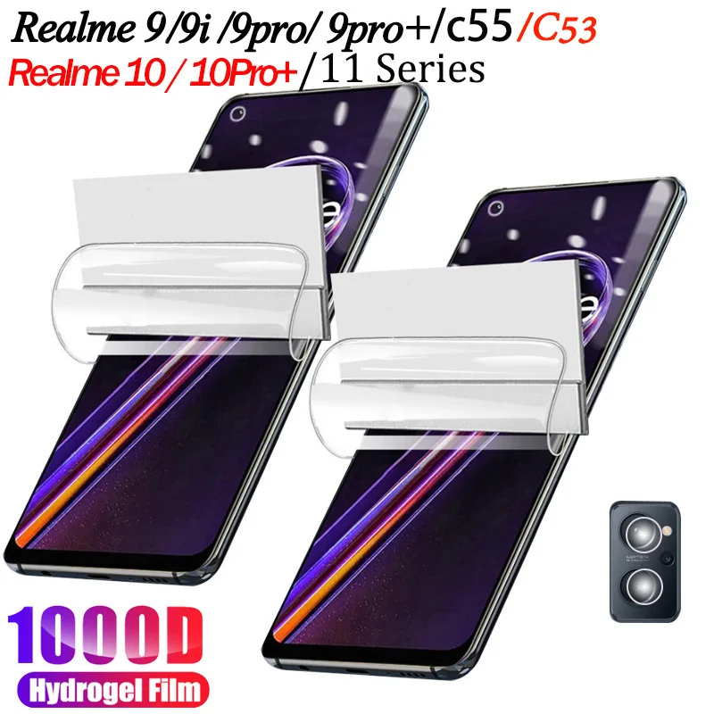 

realme c 53,realme c55 protector hidrogel realme 9 pro hydrogel film realmi gt neo 5 screen protector for realme 11 10 pro plus