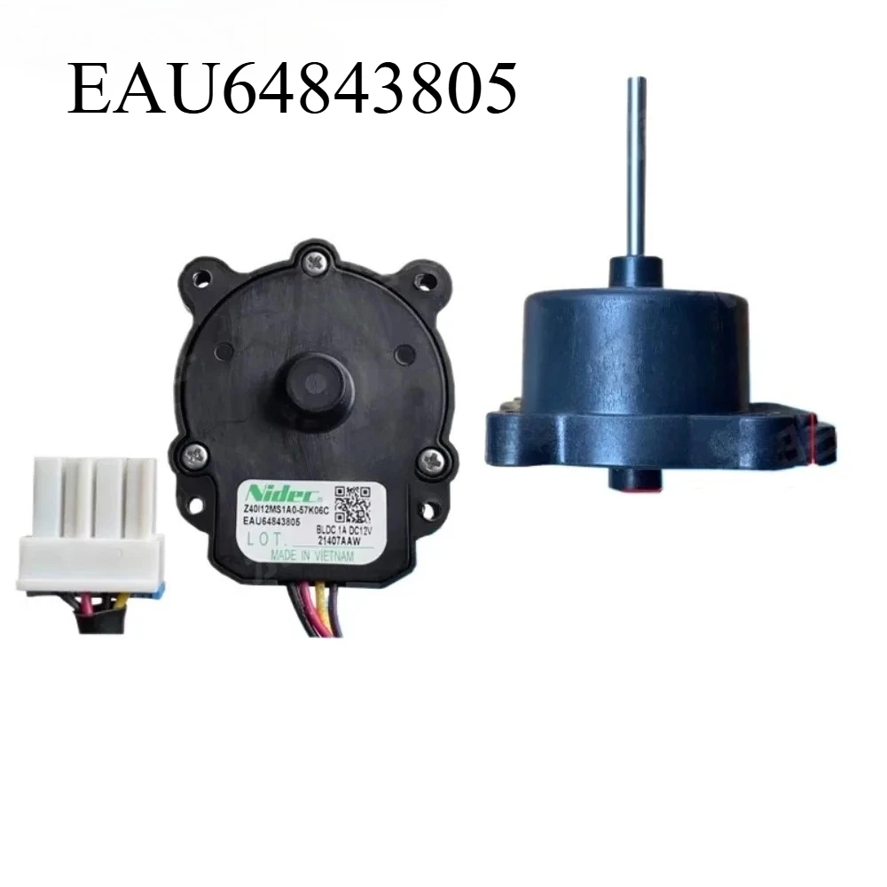 Motor de Ventilador de Resfriamento DC para Refrigerador LG EAU64843805 Z40I12MS1A0-57K06C DC12V Peças para Radiador de Geladeira e Freezer