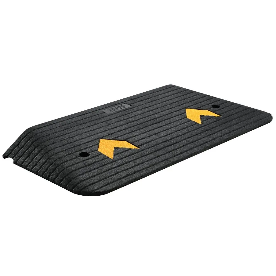 

Upgraded Rubber Threshold Ramp 3 Rise Door Ramp with 1 Channel Natural Rubber Car Ramp with Non-Slip Textured Surface 33069 lbs
