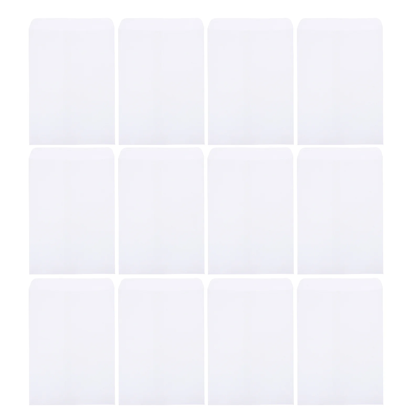 

100 шт., конверты из утолщенной бумаги для хранения денежных купюр, квитанций, деловой органайзер для денег, домашний офис, школьное использование, пустая буква