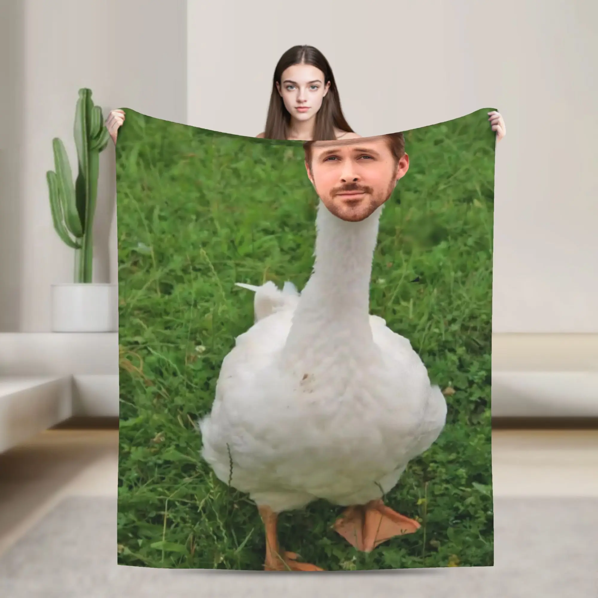 ryan gosling meme Blanket Super Soft Fleece Cute Gifts  Throw Blankets Bedding Throws