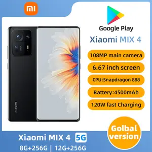 Original Xiaomi MIX 4 Mix 4 5G Snapdragon 888 Plus 120W Charge 120Hz Camera  Under Panel Smartphone 6.67