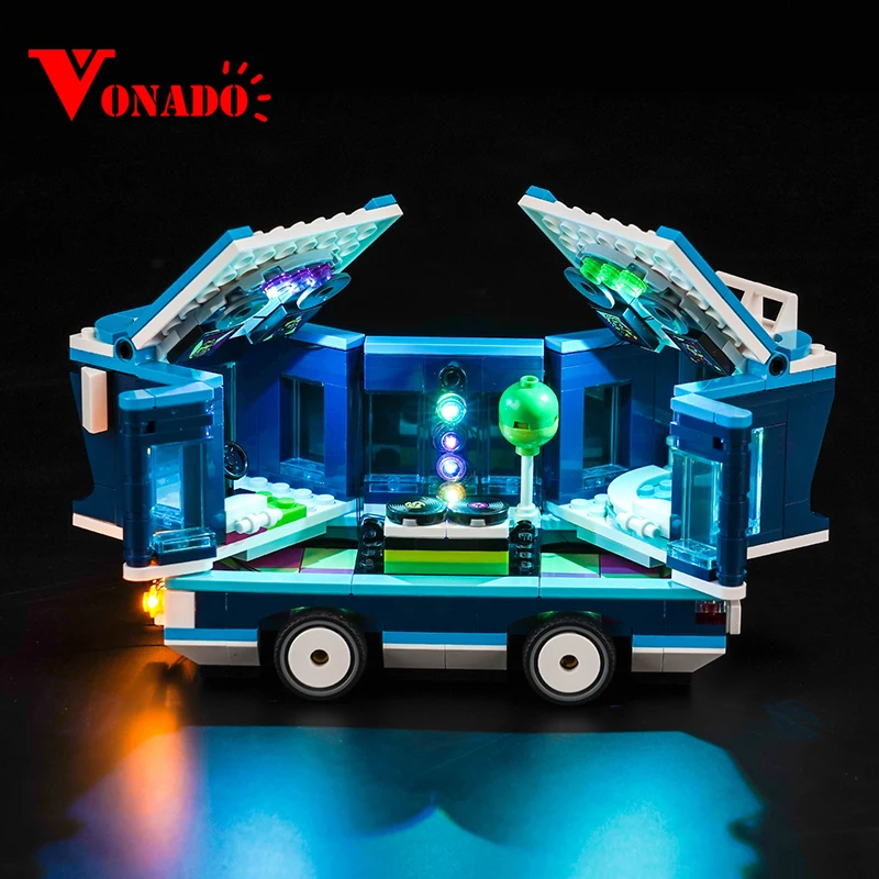 Vonado 5V LED light 75581 set is suitable for Minions' Music Party Bus block gifts (only including lighting accessories)