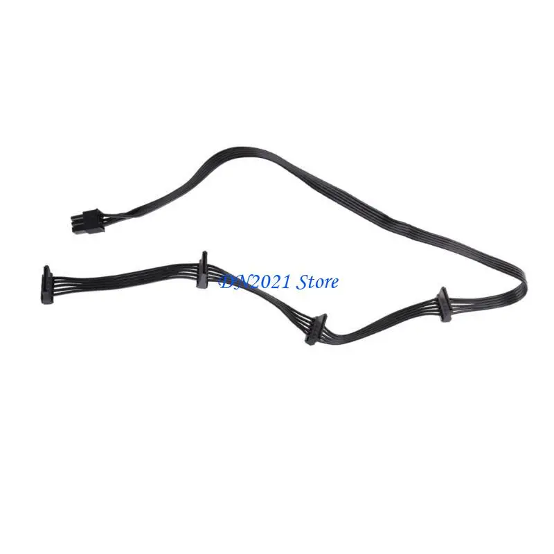 F3KE 6PIN to 4 Power Supply Power Cable Extension For G1G2G3 Power Modular Power Supply Easily Multiple Drives