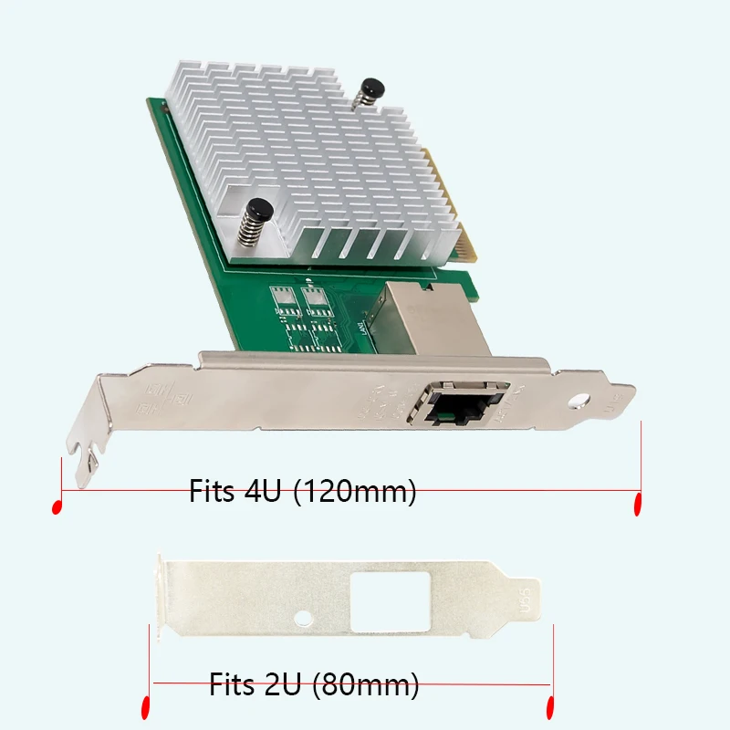 AQC113 10G/5G/2.5G/1GBase-T PCIe 3.0 x4 Ethernet Adapter Single Port RJ45 Multi-Gigabit NIC Server/PC/NAS for Windows/Linux