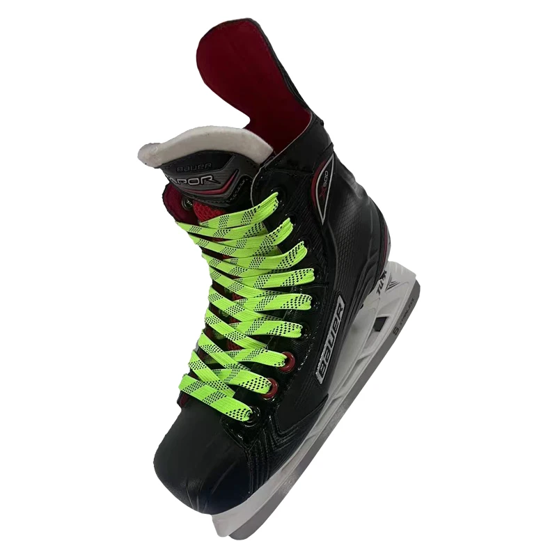 Jofa Skate Laces Hockey 84 96 108 120in Dual Layer Braid Extra Reinforced Tips Waxed Tip Design Ice Hockey Skate Hockey