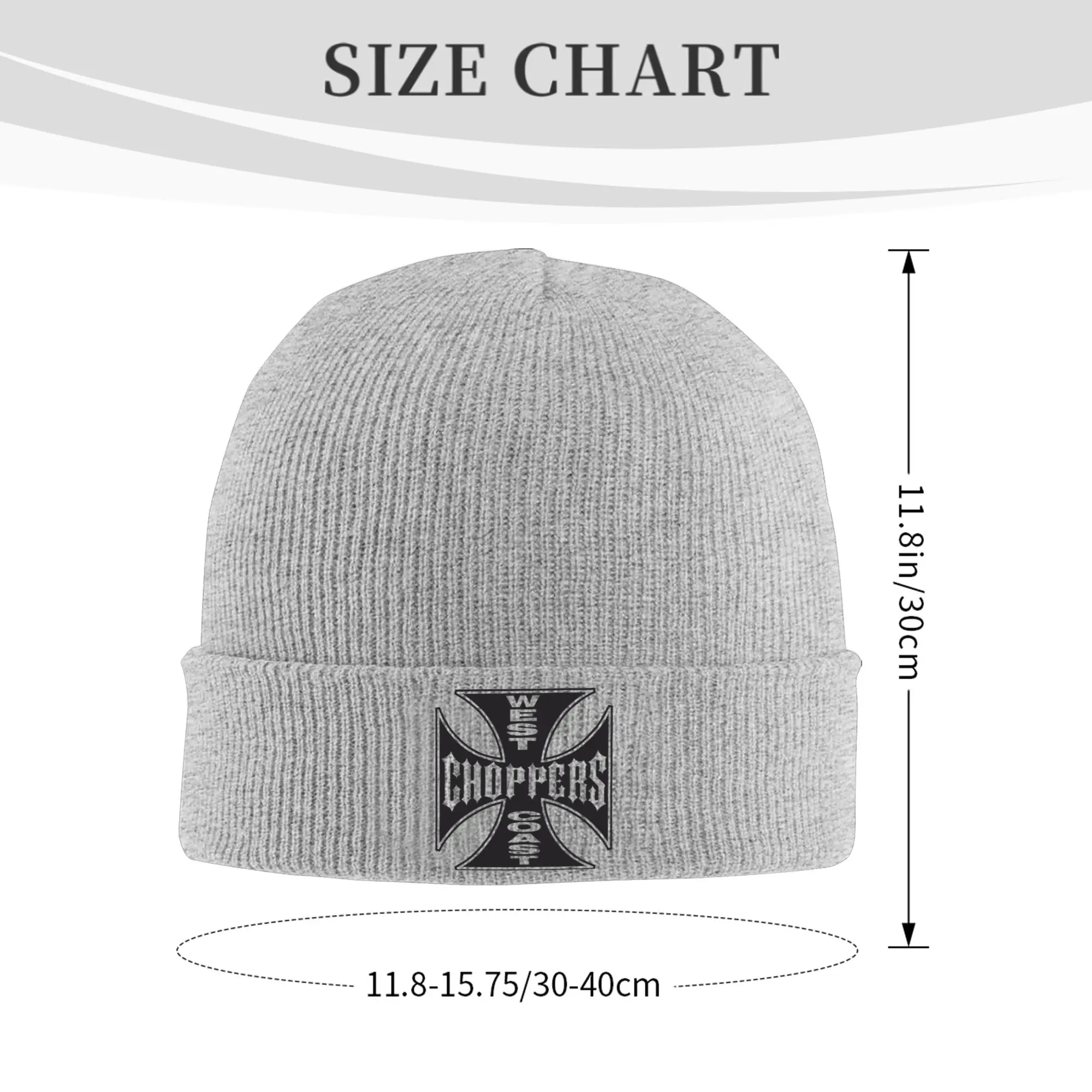 Custom Choppers Rock Skullies Beanies Caps For Men Women Unisex Hip Hop Winter Warm Knit Hat Adult Heavy Metal Music Bonnet Hats