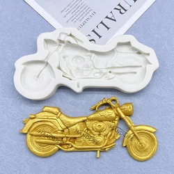 Motorcycle Silicone Cake Baking Mold Sugarcraft Chocolate Cupcake Resin Tools Fondant Decorating Tools