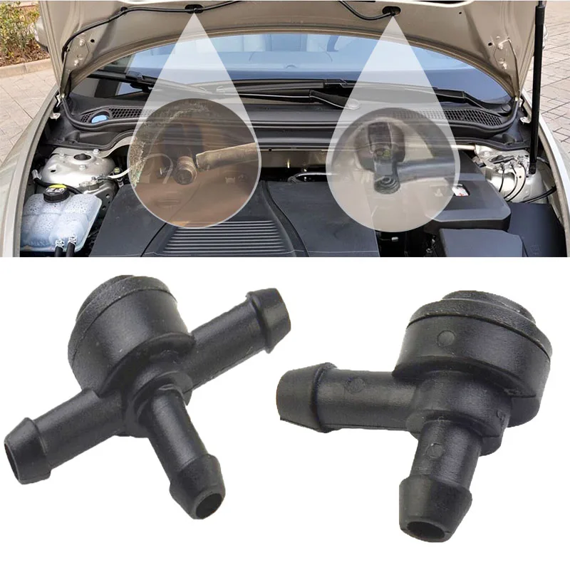 Windshield Spray Nozzle One-Way Valve For Volvo S70 1998-2000 S80 1999-2013 V50 2005-2011 V70 1998-2000 Xc60 2010-2013