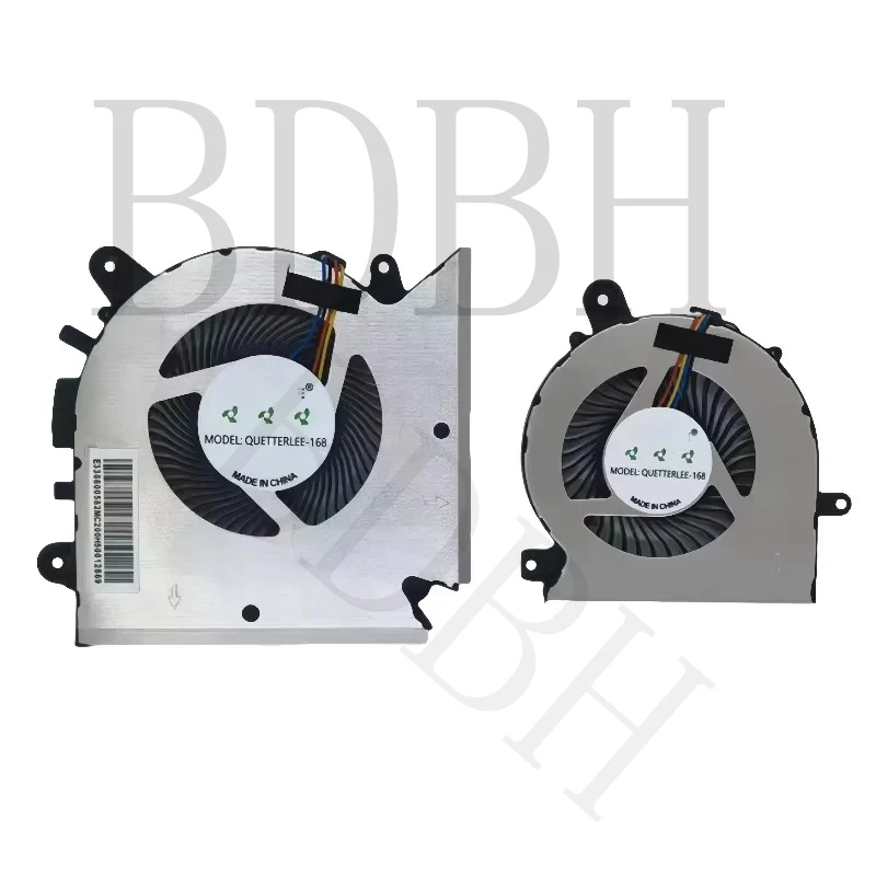 New Laptop CPU GPU Cooling Fan for MSI GF63 GF65 Thin MS-16R1 MS-16R2 MS-16R3 MS-16R5 MS-8RC MS-8RD Series (PABD08008SH PAAD0601