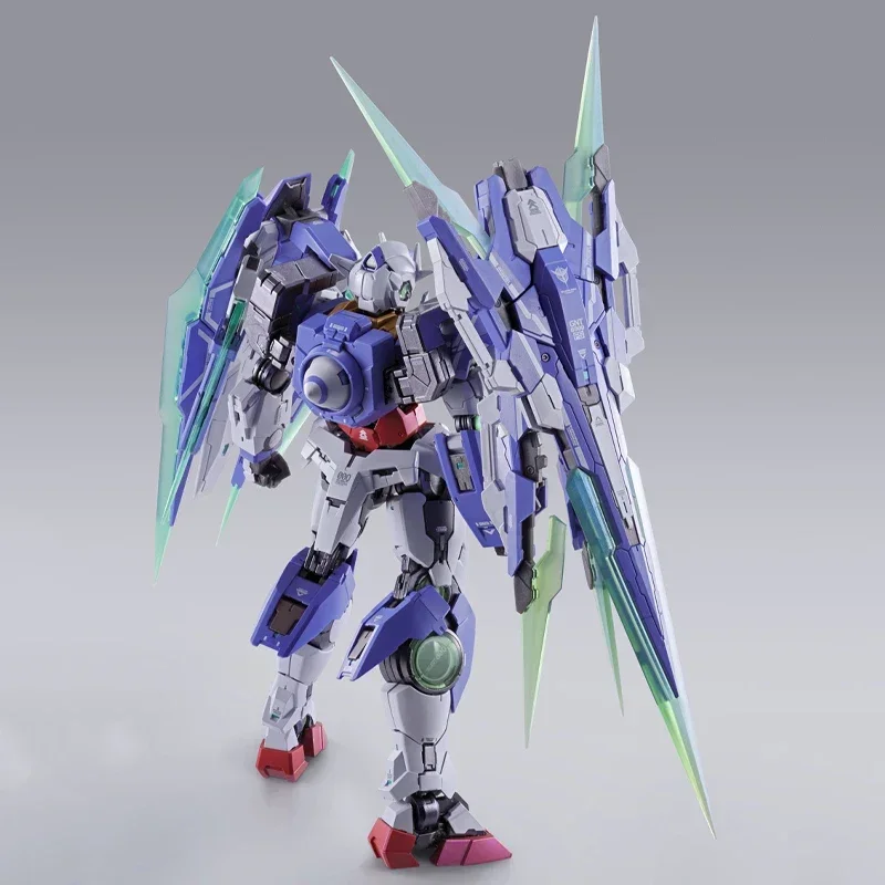 BANDAI Gundam METAL BUILD MG 1/100 Gundam GNT-0000/FS Quantum Type 00 Gundam Full Blade Action Figure Model Ornament Toy Gifts