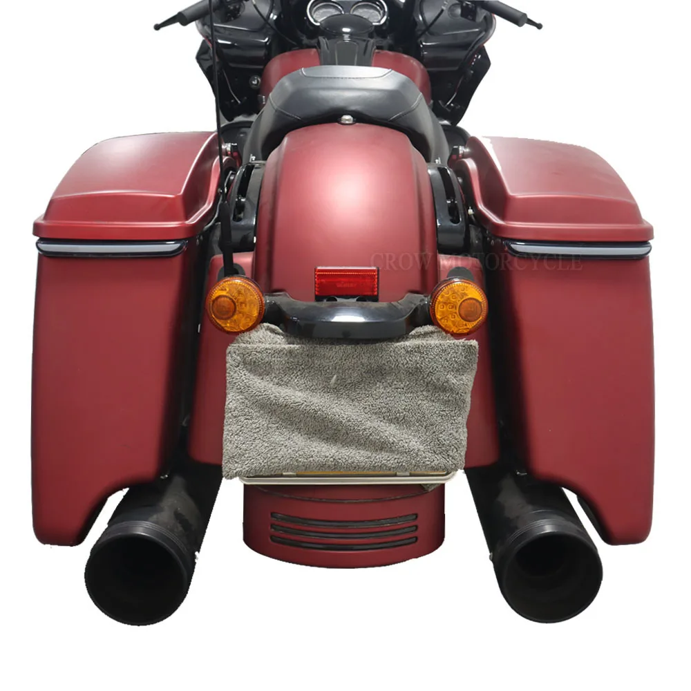 FOR 2014+ Road King an CVO models NEW Motorcycle Red Tracer Rear Saddlebag LED Indicator Run Turn Brake Lights