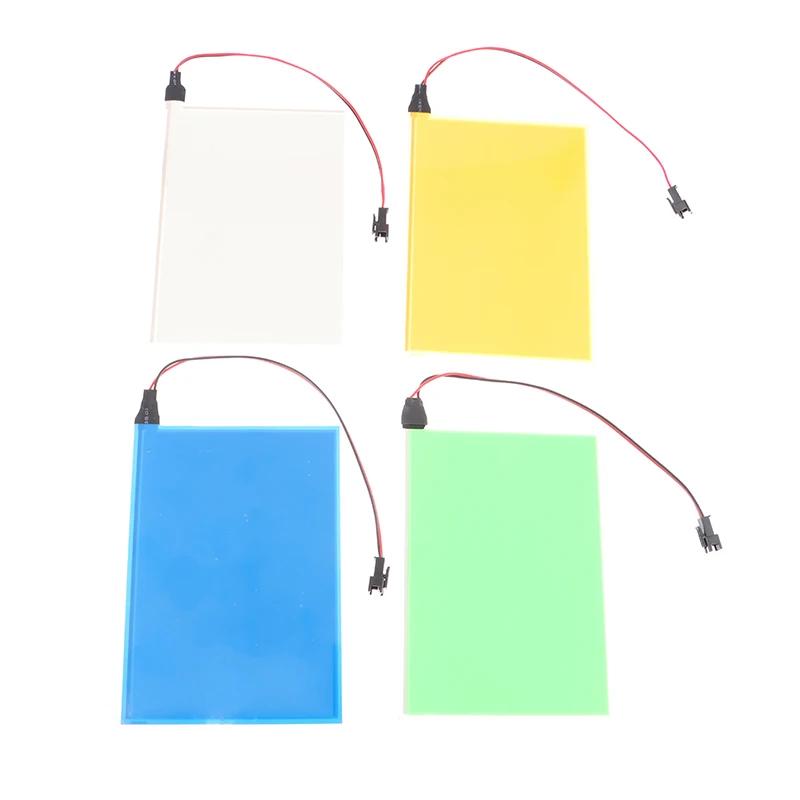 15*13.5cm LED Glowing EL Panel Backlight LED Electroluminescent With DC12V Inverter DIY Car Ambient Lighting Decoration