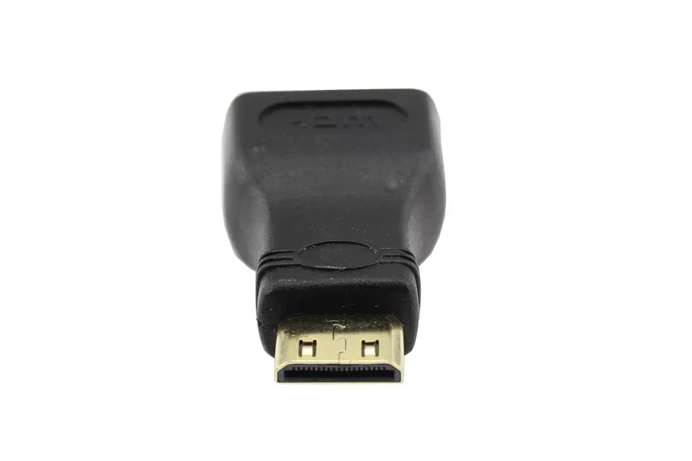 Adaptador Mini HDMI compatible con HDMI estándar para Raspberry Pi Zero, convertidor macho a hembra para TV 1080P