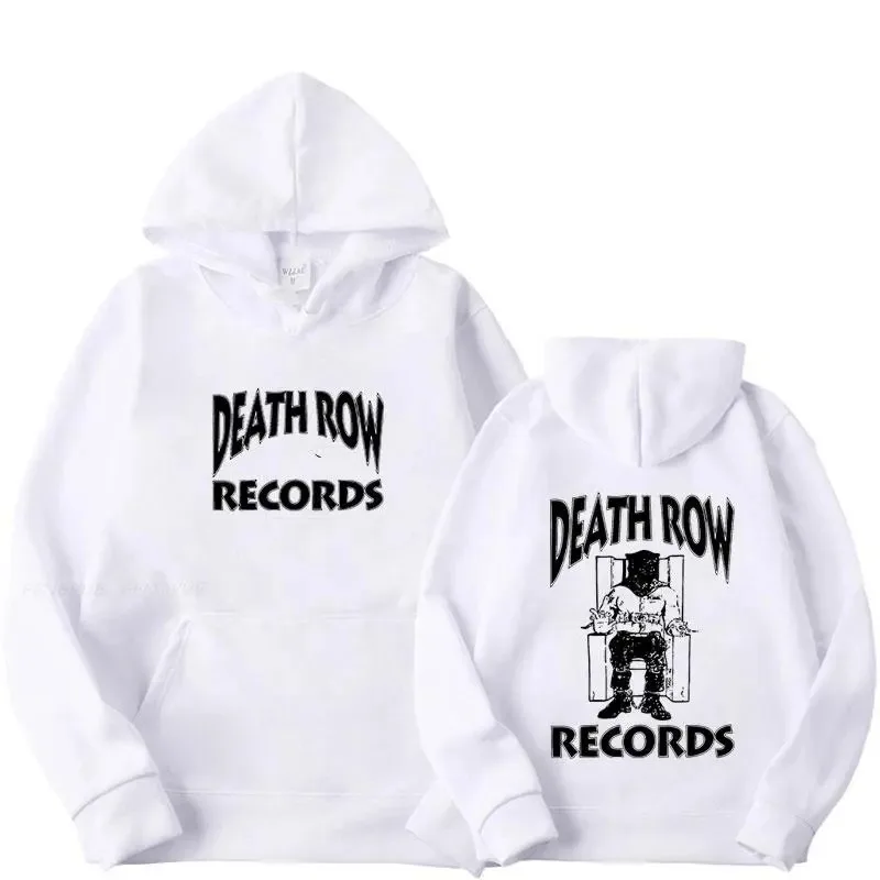 Death Row Records Hoodie Men's and Women's Large Printed Hoodie Men's and Women's Fashion Hip Hop Hoodie Sweatshirt Hoodie Tops