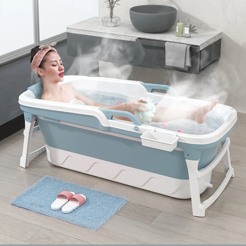 

Hydromassage Adults Bathtub Anti Slip Large Japanese Warm Bathtub Outdoor Pliable Tina Para Pedicure Bathtub Accessories