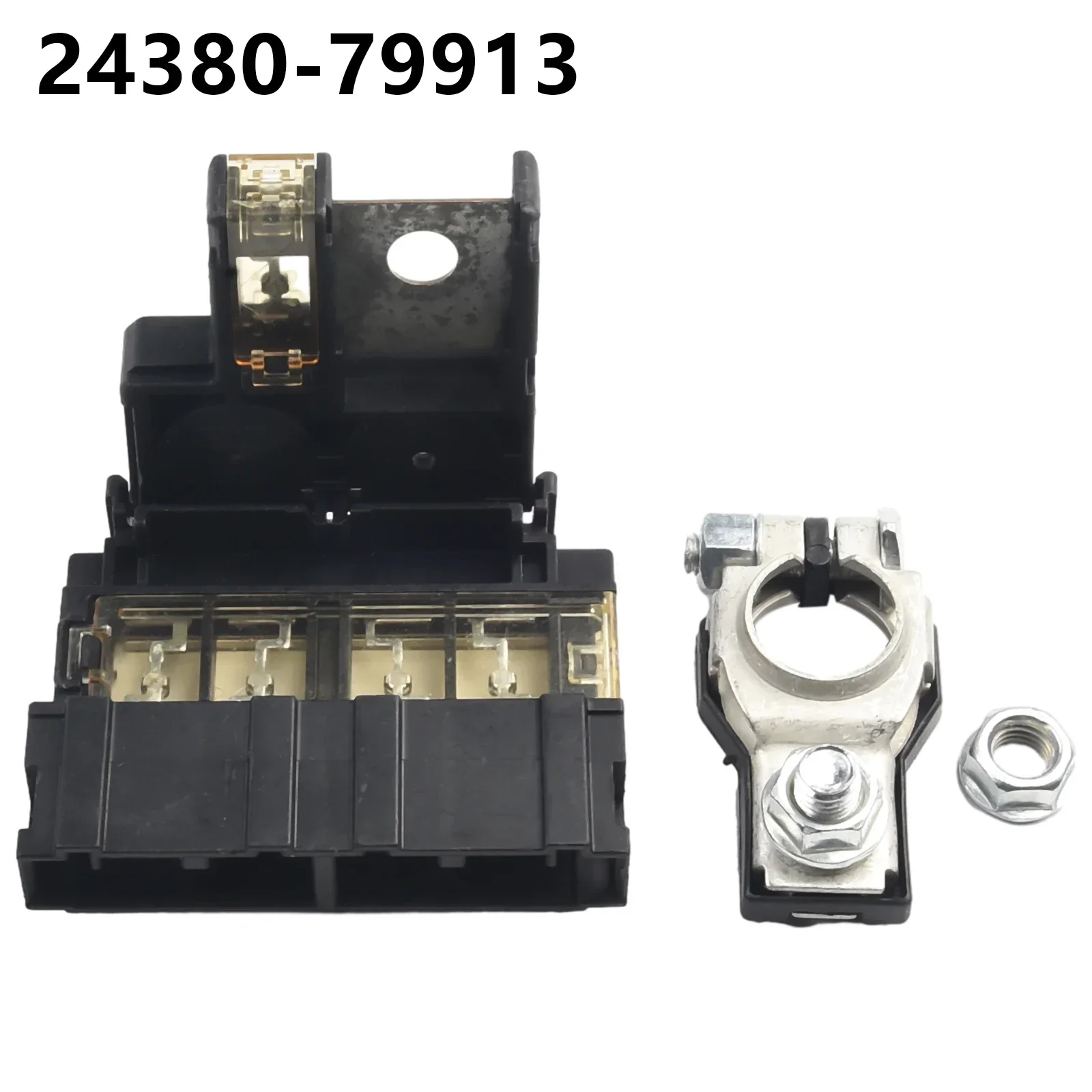 

Fusible Link Battery Fuse Positive Black Connector Plastic Plug-and-play 1pc 24380-79913 24380-BB50A High Quality