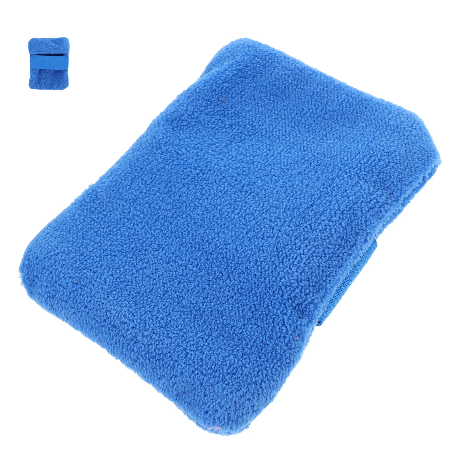 Soft Sand Removal Pouch for Beach Trips Efficient Sand Cleaner Mitt for Skin and Belongings Compact Design Fits Any Beach Bag