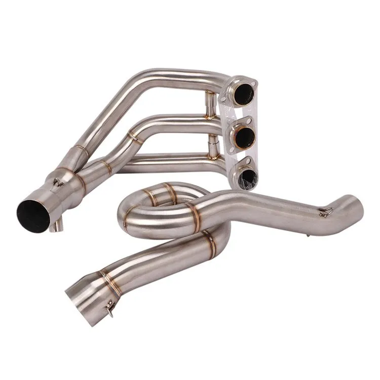 For Yamaha MT-09 FZ09 2020-2024 51mm Exhaust System Header Pipe Muffler Escapes Exhausts Pipes