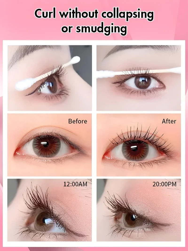 【ロングラッシュカーリング】バーベルデュアルマスカラ - スマッジボリュームウォータープルーフマスカラ スキニーマスカラ ダブルマスカラ / クリア