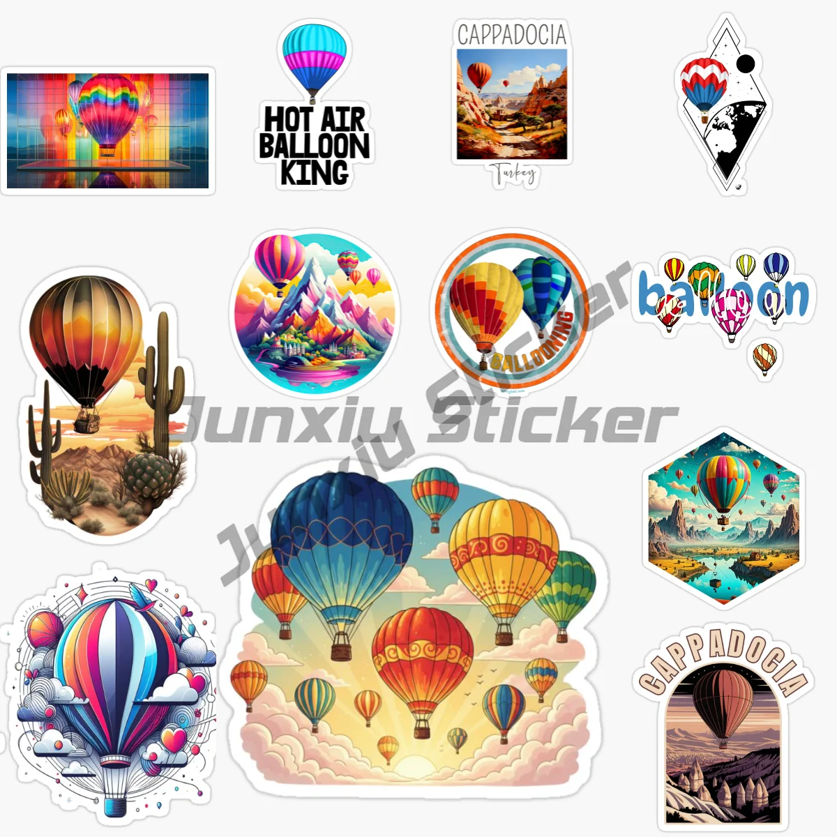 

Turkish Hot Air Balloon Cartoon Wall Car Sticker for Baby Rooms Decorations Nursery Mural Kids Room Decals