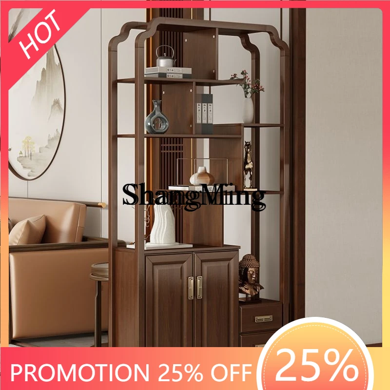 

SM китайский стиль, домашняя перегородка из цельного дерева, шкаф для зала, гостиной, дверной шкаф для обуви, встроенный бытовой шкаф