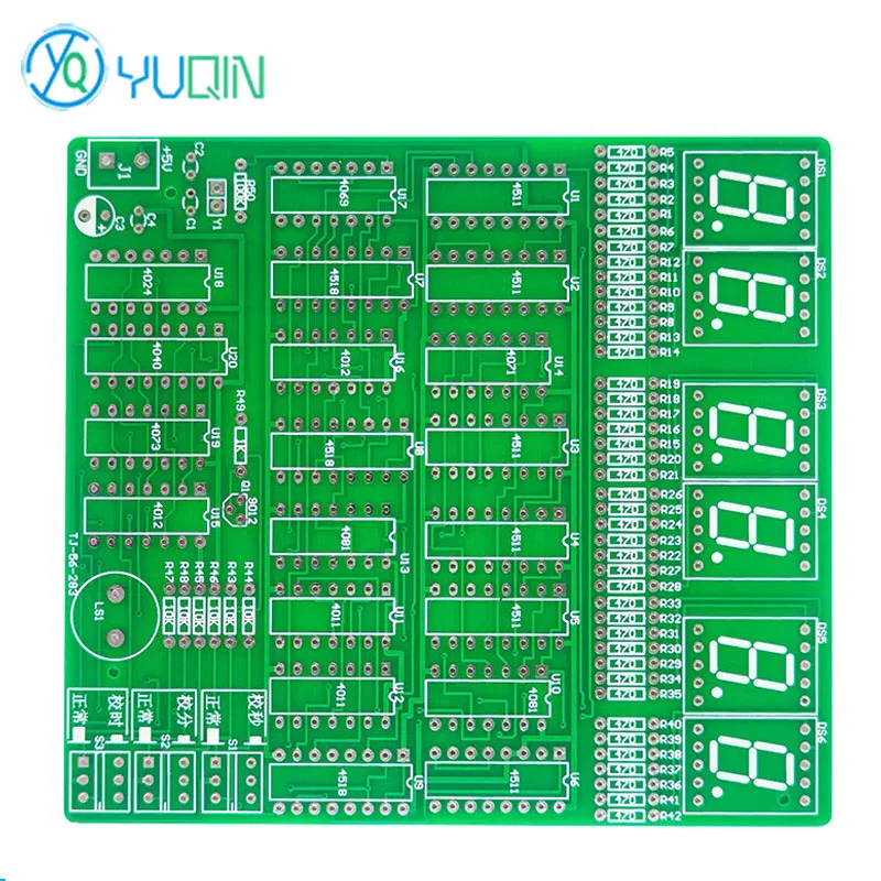 Imagem -05 - Multifuncional Eletrônico Digital Clock Kit Faça Você Mesmo Circuito Ensino Experiência Soldagem Montagem Peças Soltas