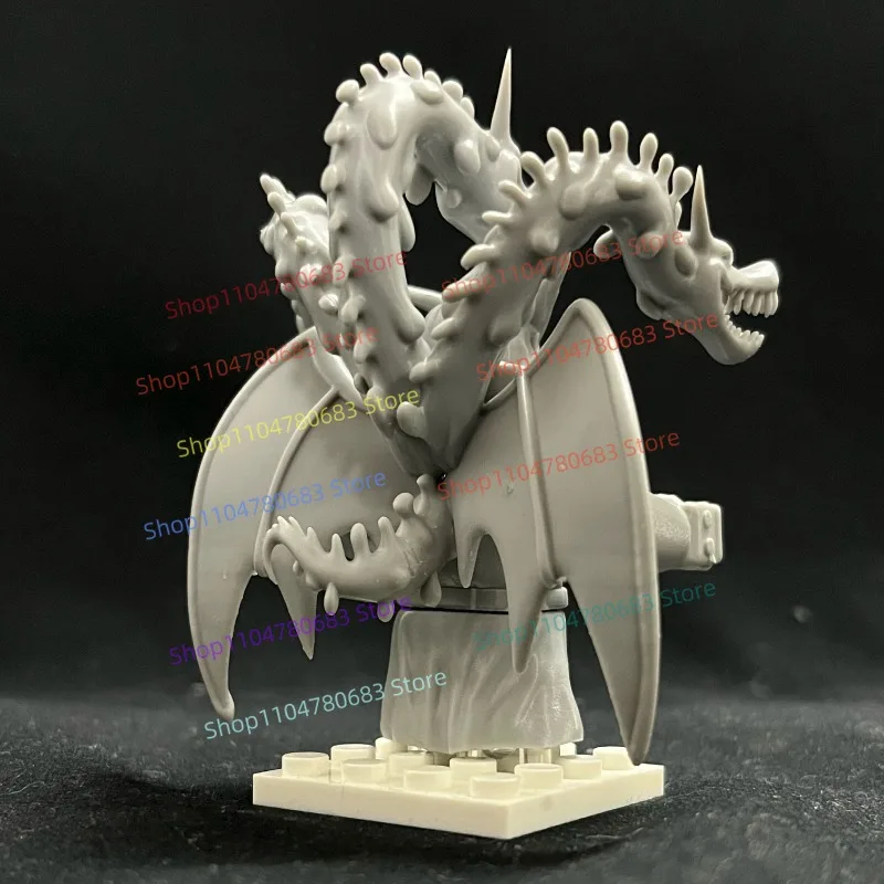 MOC New Building Block Doll Mini Doll Solidified 3D Printed White Model Uncolored Toy Gift Ornaments Collection