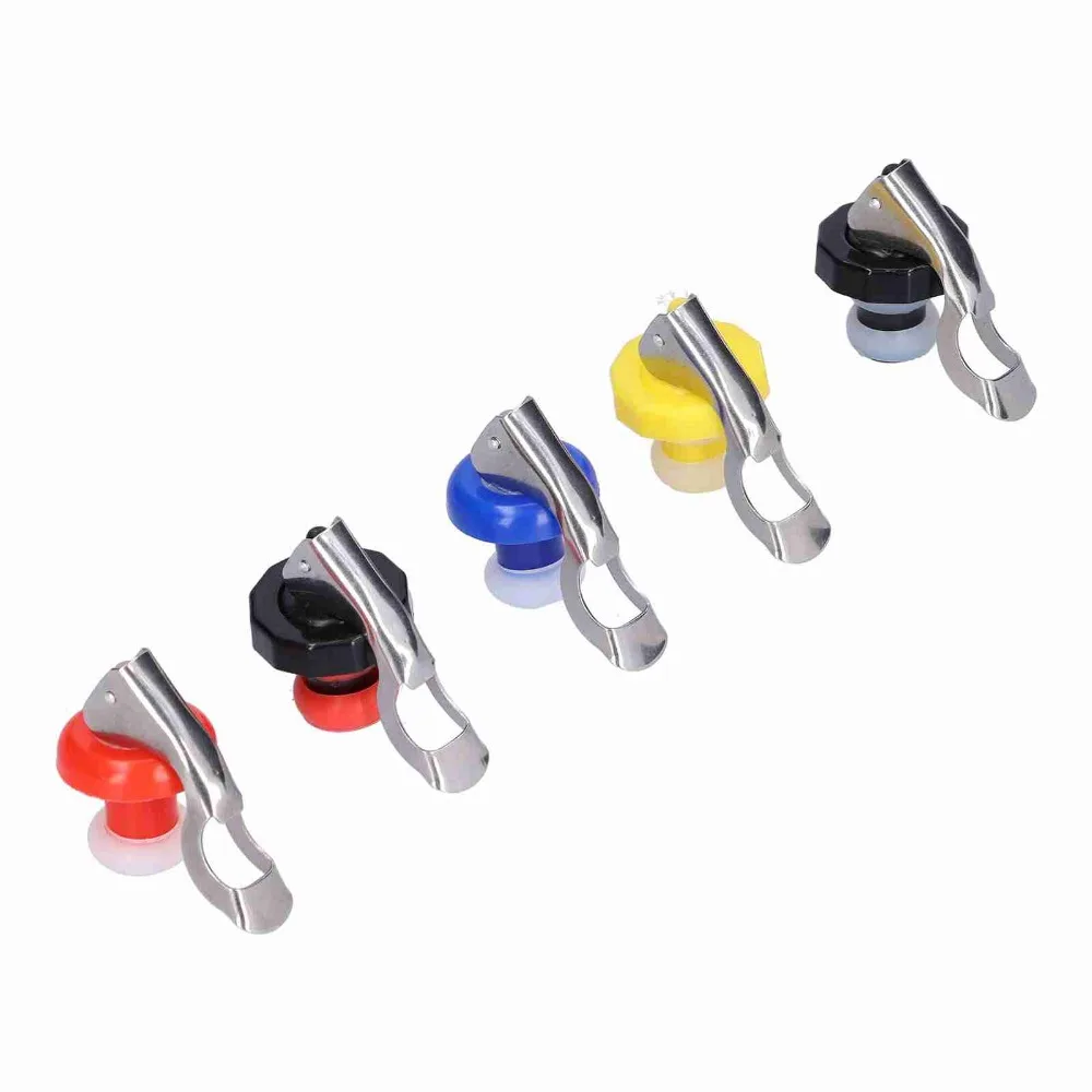 5pcs Silicone Wine Bottle Plug Manual Reusable Beverage Bottle Cork Expanding Plug Airtight Seal Vacuum Wine Stopper Champagne view 5