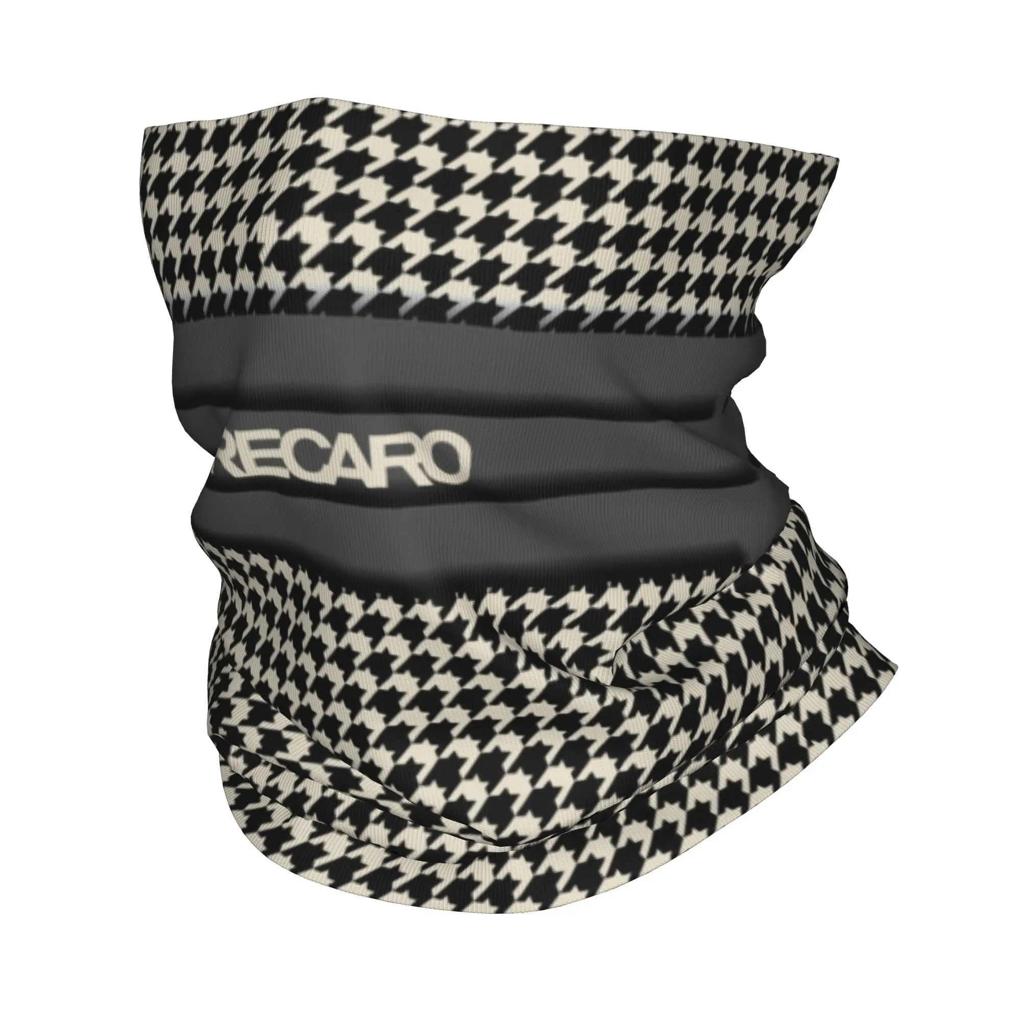 Recaros Houndstooth Neck Gaiter Women Men UV Protection Winter  Bandana Scarf for Hiking