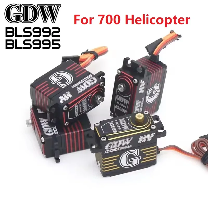 GDW BLS992HV / BLS995HV Standard Size Digital Metal Servo for Globin 700 RS7 T7 STEAM 700 KDS GAUI X7 ALIGN 700 Class Helicopter