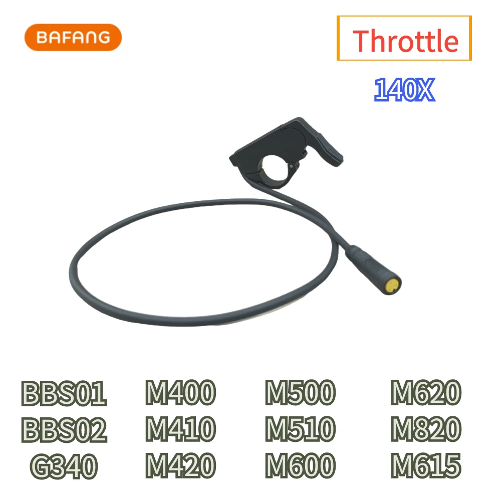 Bafang منتصف المحرك خنق 140X BBS01 02 BBSHD M500 M510 M600 M620 خنق Bafang العالمي خنق دراجة كهربائية خنق