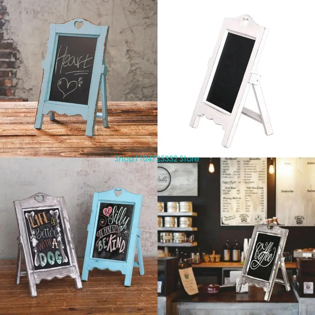 

P5EA Деревянная настольная доска для заметок, строительные леса, классная доска, мольберт, доски для письма в ресторане, кафе