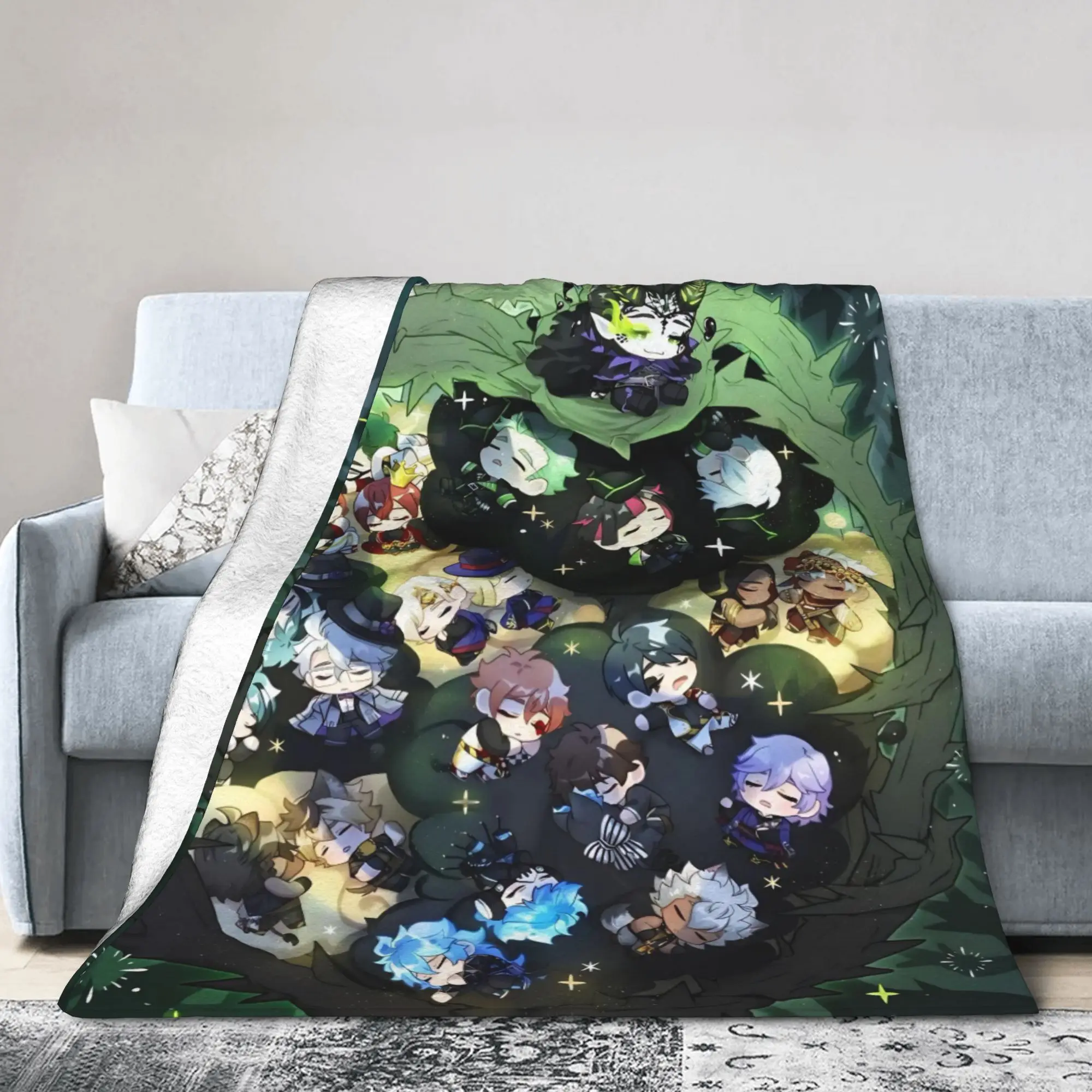 T-Twisteds Game W-Wonderlands Blankets Velvet Summer Air Conditioning Anime Game Ultra-Soft Throw Blankets for Sofa Bedspreads