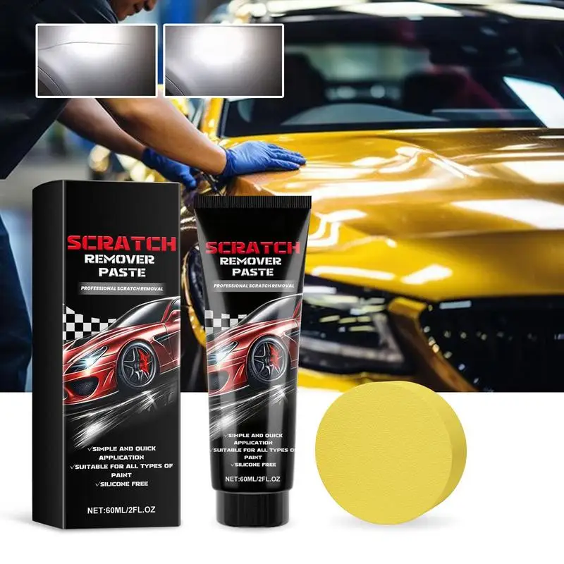 Car Scratch Repair Wax Kit Grinding Paste Paint Care Auto Body Compound Polishing Cleaner Auto Polishes Care Set Repair Tool