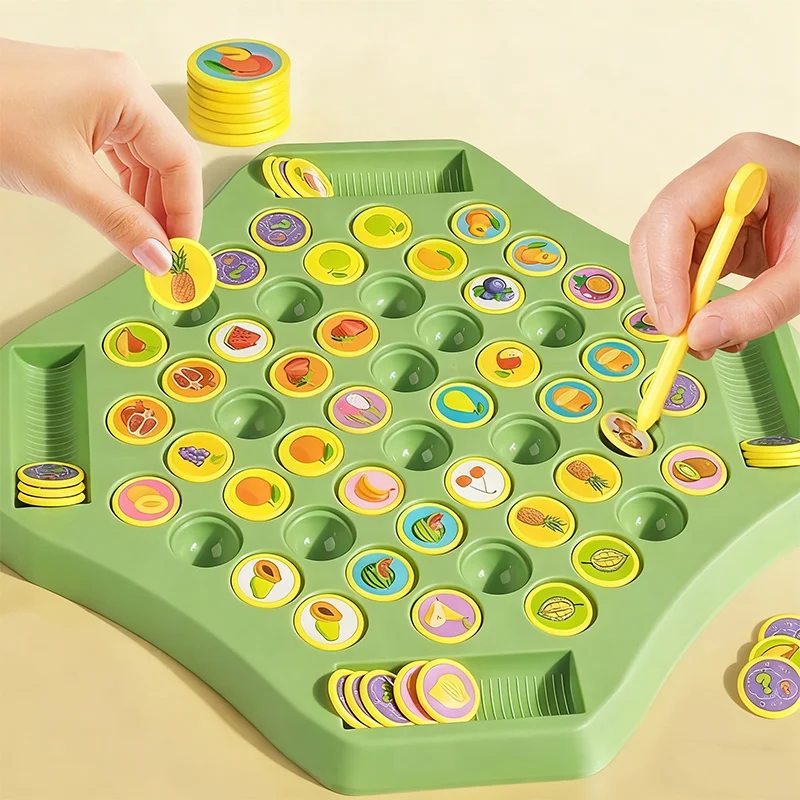 

Детские перекидные шахматы с животными/фруктами, интерактивная битва для родителей и детей, шахматы на память, настольная игра для тренировки памяти, детская семья