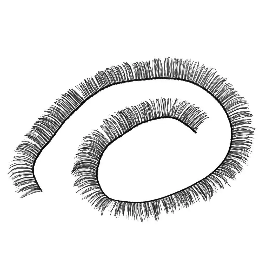 Plush Woolen False Eyelashes Strips Realistic DIY Makeup Accessory for BJD Dolls Custom Projects