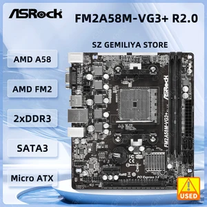ASROCK FM2A58M-VG3 + Plate FM2 SOCKET FM2 + AMD A58 DDR3 32GB PCI-E 3.0 SATA III VGA MICRO ATX SUPPORT A10 AD680 A10 AD7800 CPU 8 Main Sales Plate Mother AM3 - №3