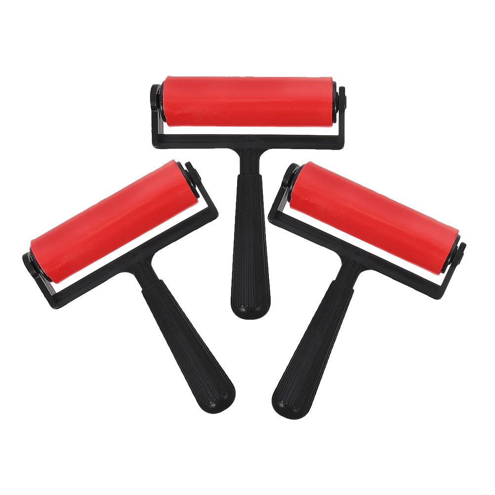 3 قطعة بكرات رسم الماس بكرات بلاستيكية متعددة الوظائف للطباعة ختم اللوحة الحرفية DIY بها بنفسك لوازم الفن