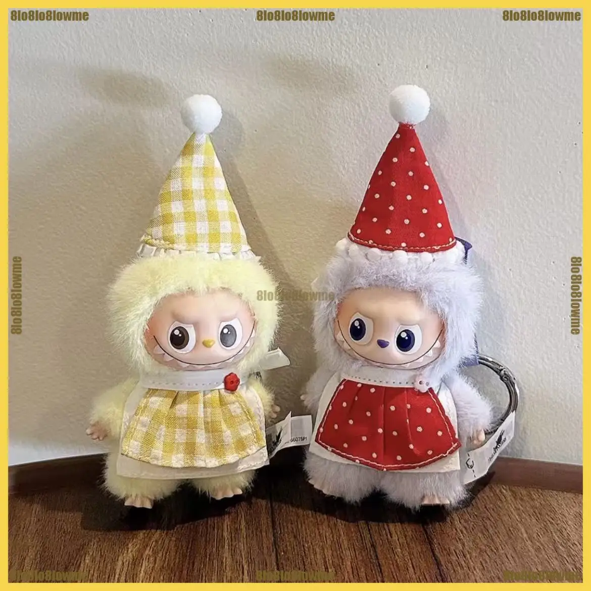 

For Labubu 4.0 Clothes Sweet Cake Hat Party 3-piece Set Mini Plush Doll Clothing Fashion Doll Accessories Boy Girl Gift