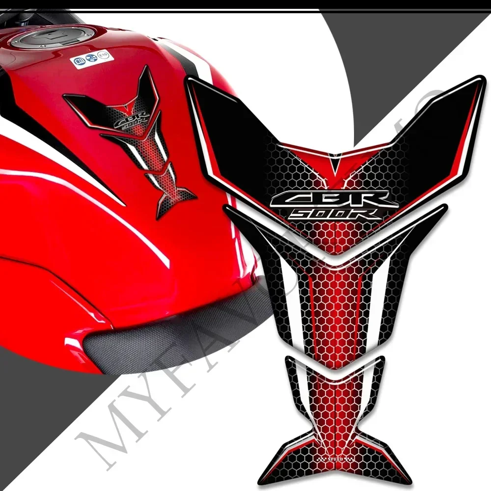 Fit Honda CBR 500 R 500R CBR500R Motorcycle Tank Pad Protection  Fireblade HRC Stickers Gas Fuel Oil Kit Knee Fender